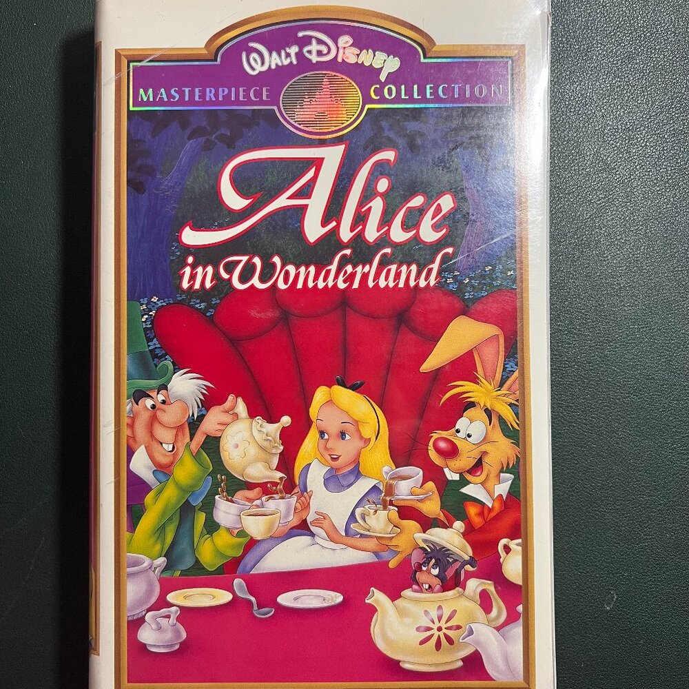 Disney VHS - Alice in Wonderland (1992) - Masterpiece Collection - 036-7